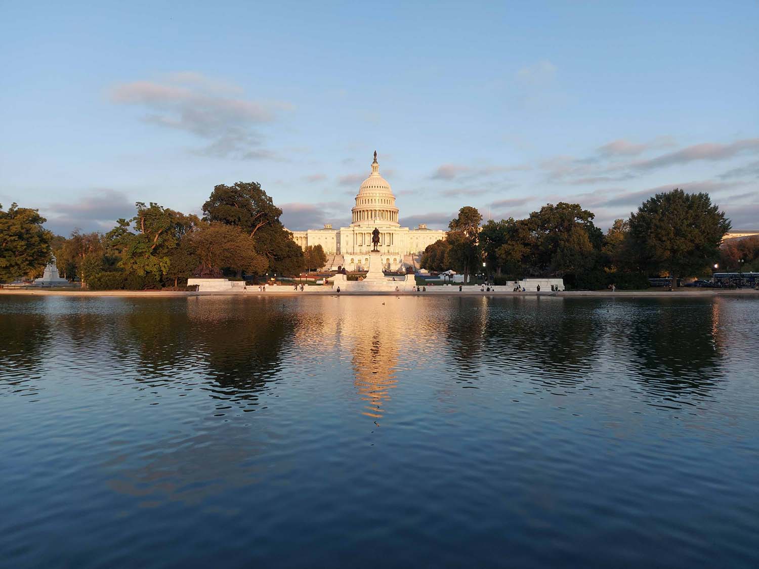 capitol hill on a sunny day