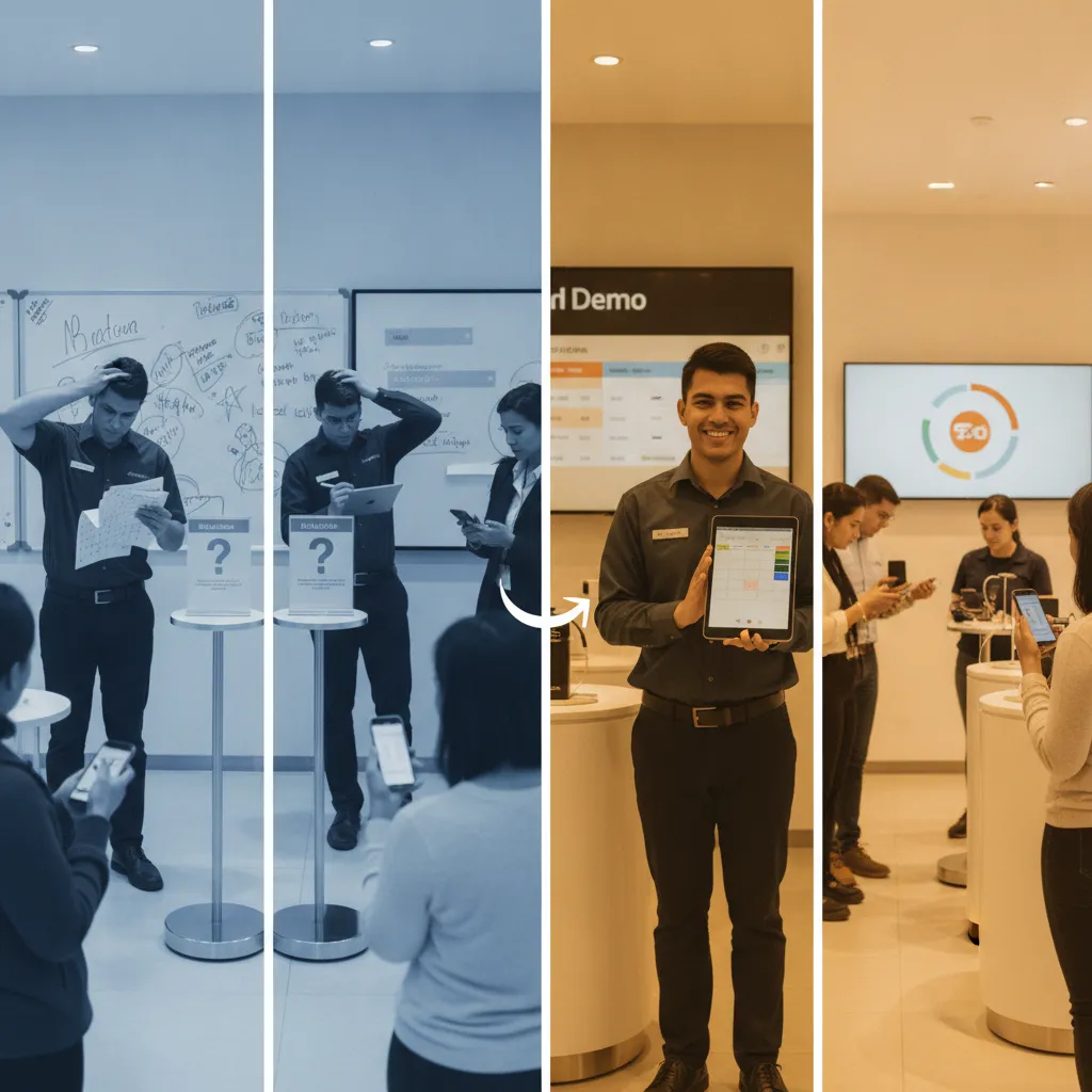 in-store demo scheduling summary