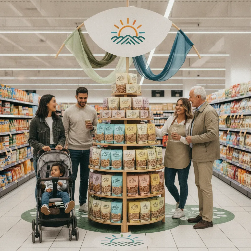 shopper marketing example showing CPG brand activation at retail