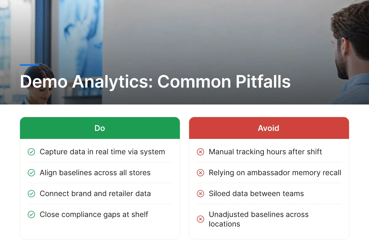 Demo Analytics: Common Pitfalls