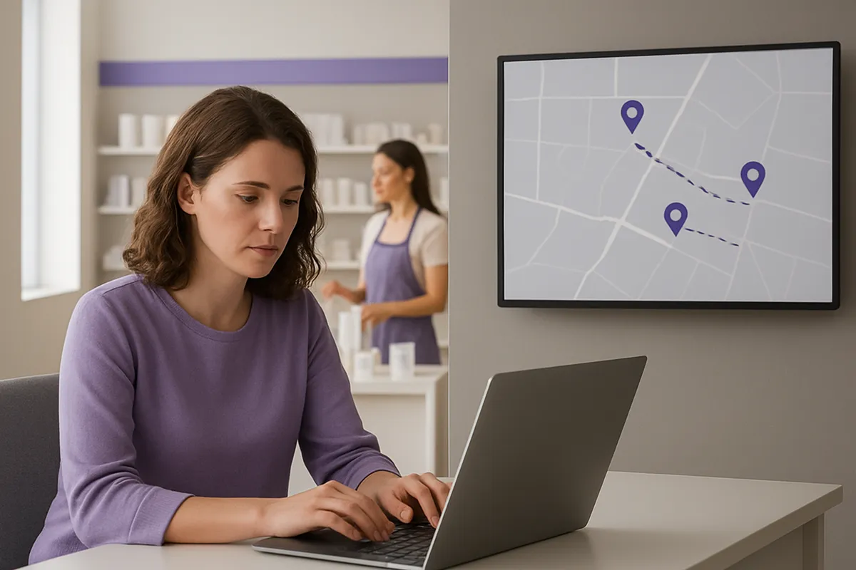 multi-location demo coordination example