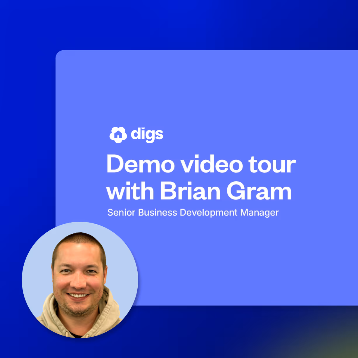 Cover Image Featuring copy that says demo video tour with Brian Gram