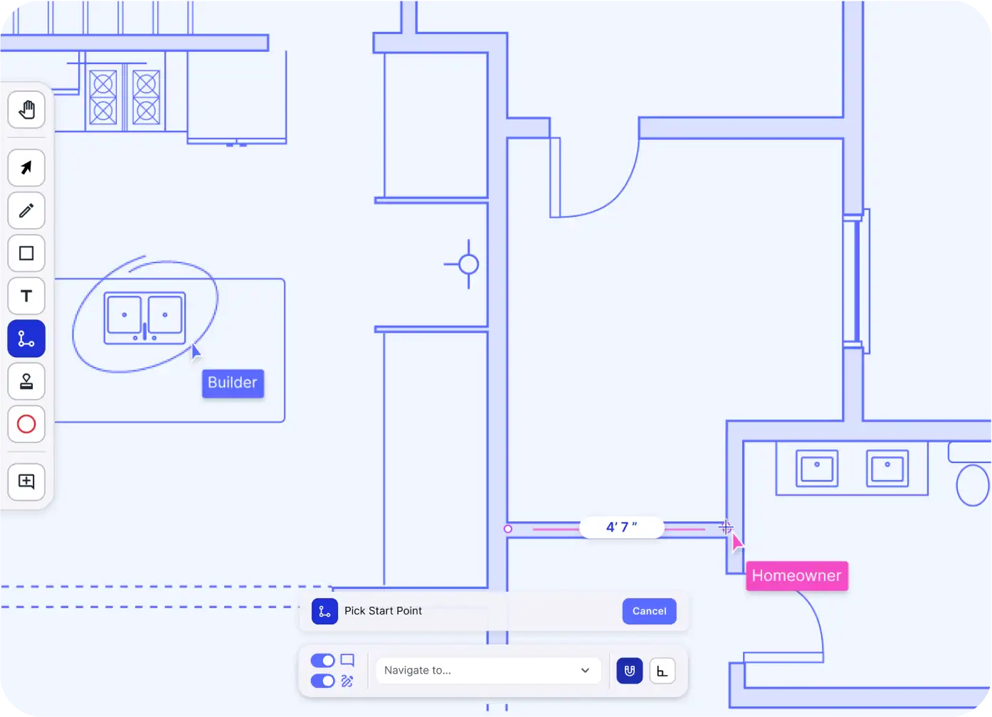 Digs AI homebuilding software floor plans