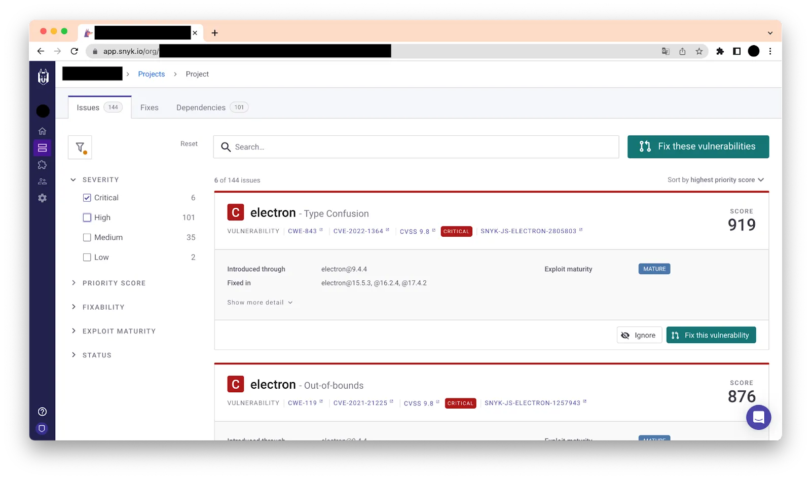 Synkで危険度が高いと表示され、かつ、認証が通っていなくても攻撃可能な脆弱性をSSVCにかける対象とします。