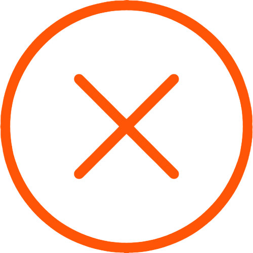 Close Icon Orange 