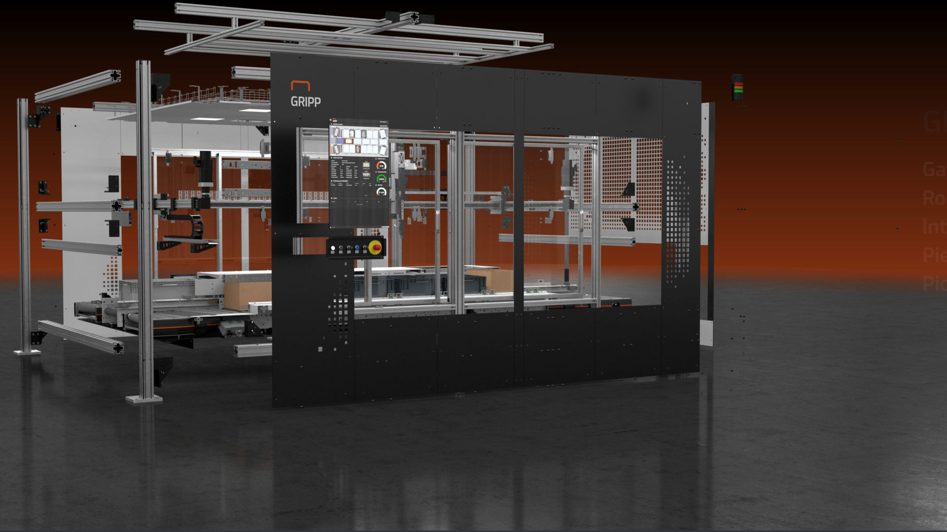 Technical Animation case | System exploded view animation