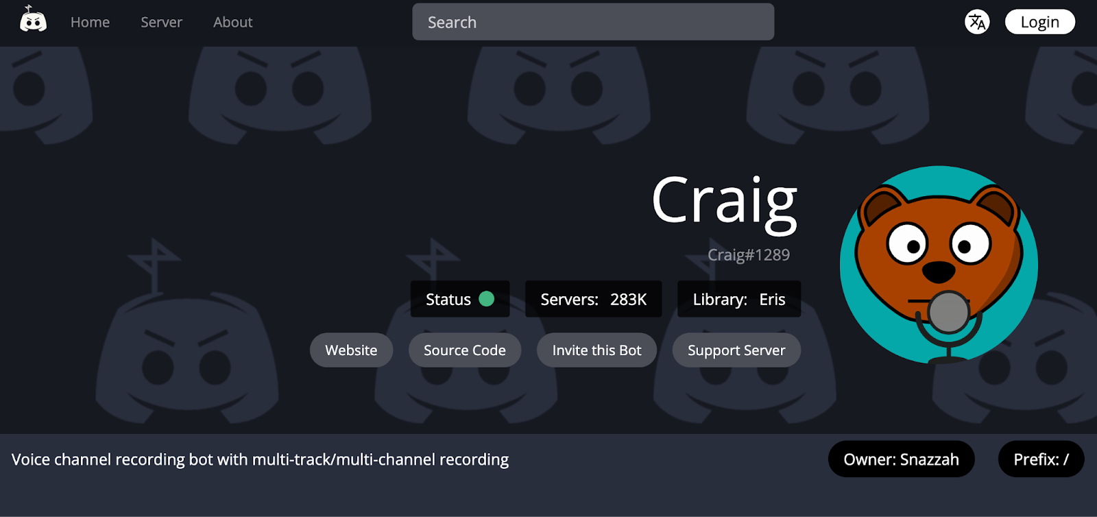 Craig Bot enables users to voice record on the Discord platform