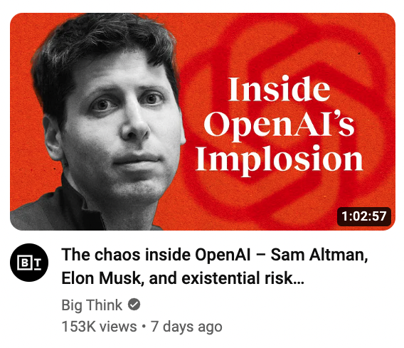  Image of a YouTube thumbnail telling a story