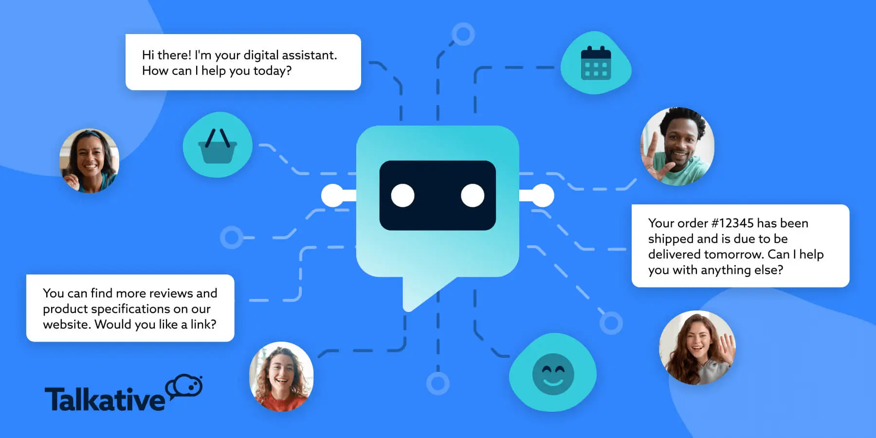 AI virtual assistant chatbot