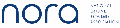 A logo for a company that is blue and white.
