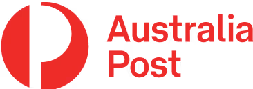 A red logo for Australia Post.