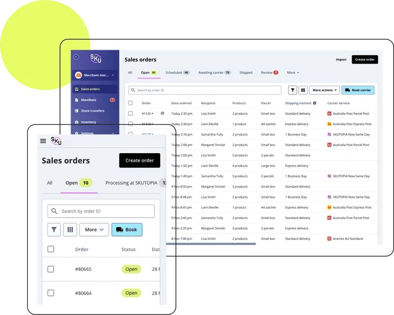 A computer screen with a blue background and a yellow sun.