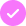 A pink circle with a checkmark in it.