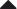 A black triangle with a white line in the middle.