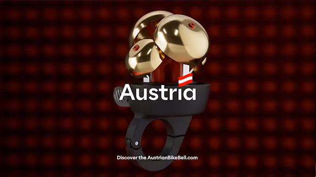 A special bike bell made for Austria
