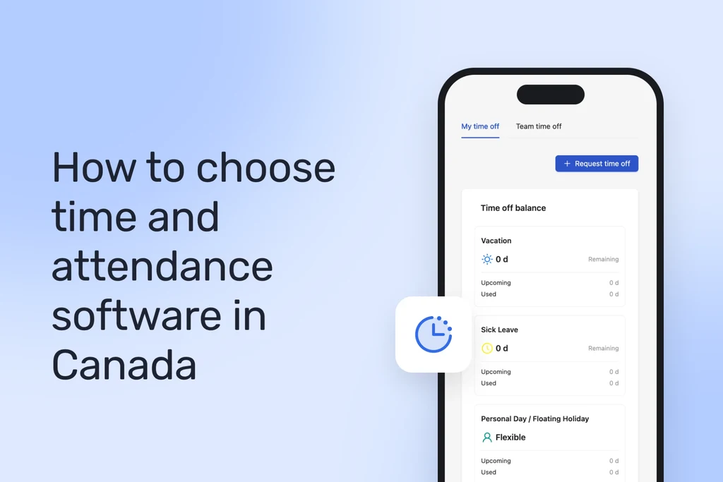 How to choose time and attendance software in Canada