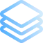 Blue graduation cap icon representing education or academic achievement.