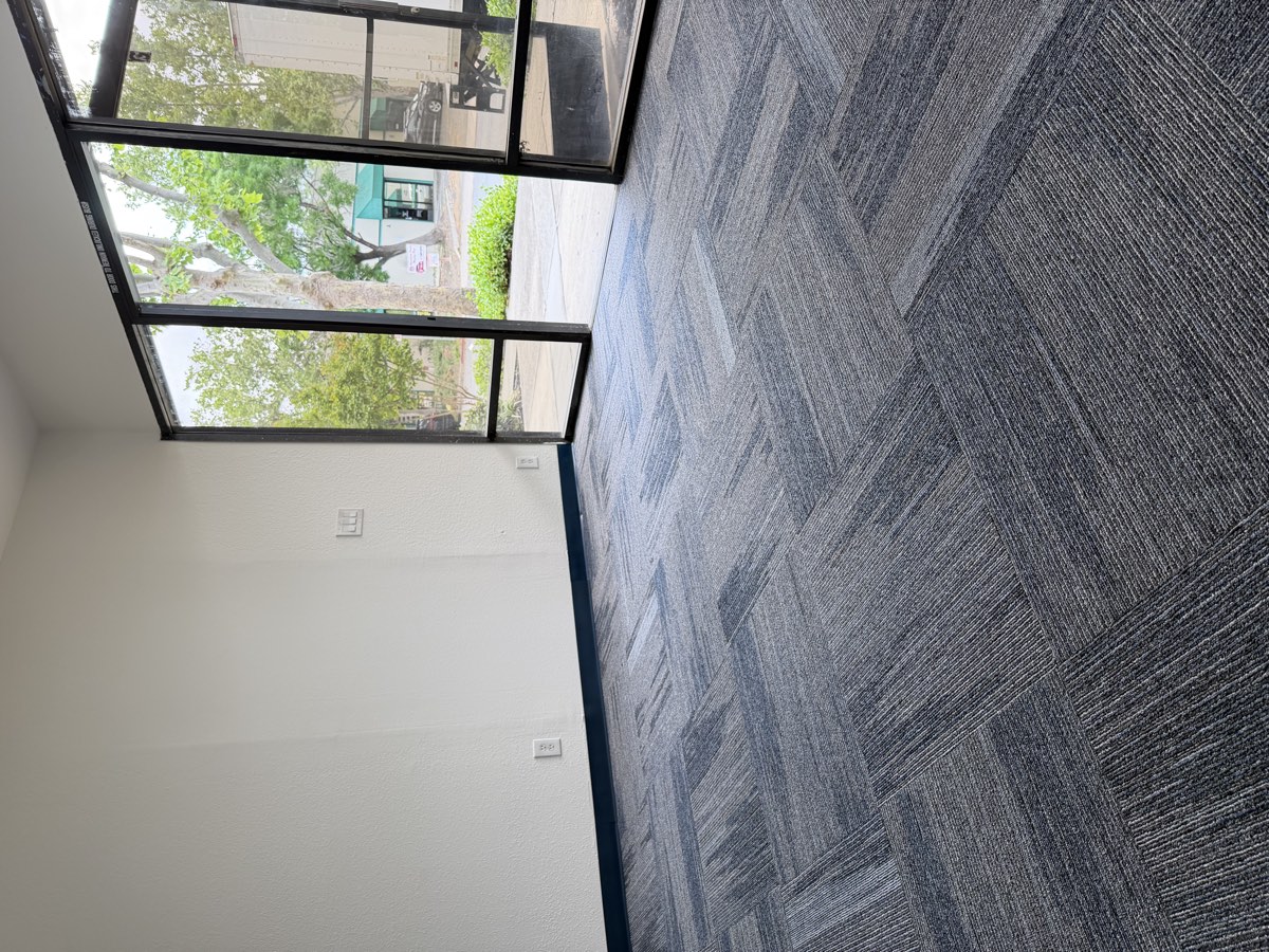 Shaw carpet tile installed in an office space in Pittsburg, California