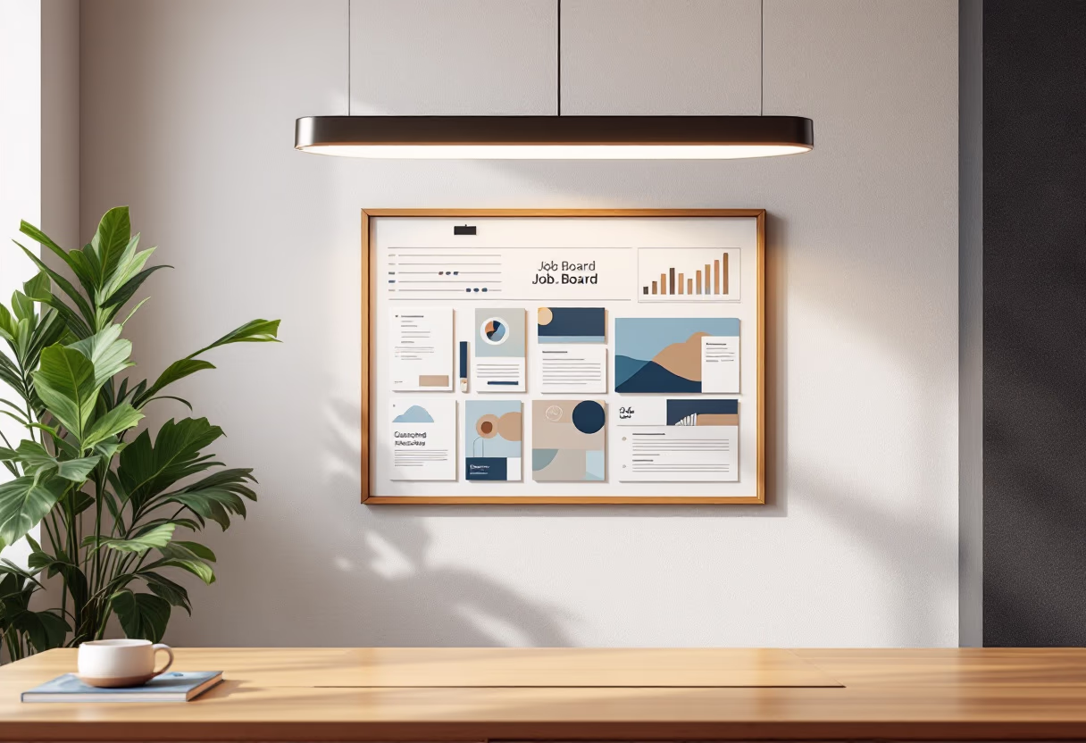 image of job opportunities display (for a consulting firm)