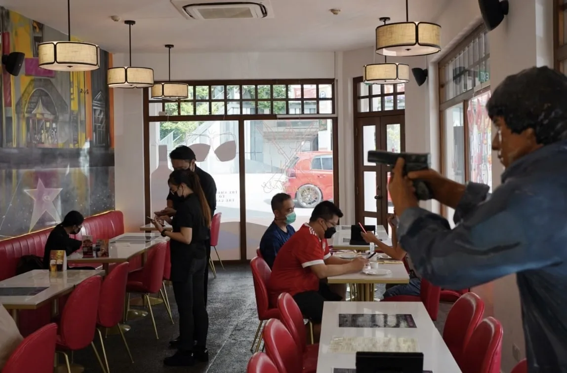 First Grill Singapore Main Seating Area