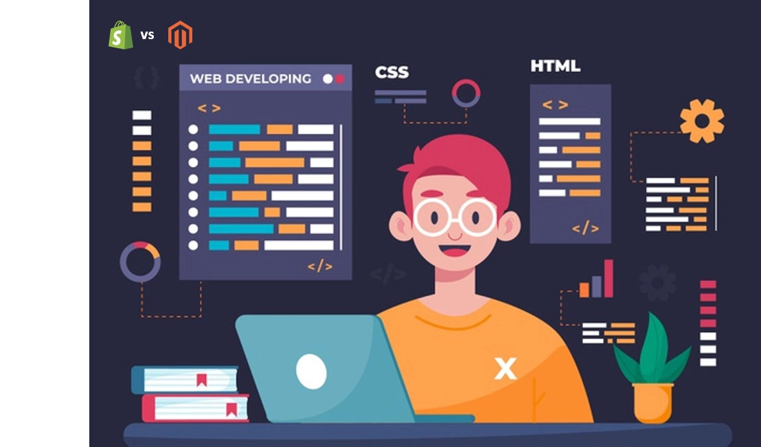 Coding with Magento and Shopify
