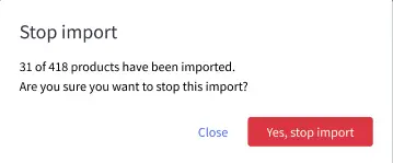 Review Import Summary