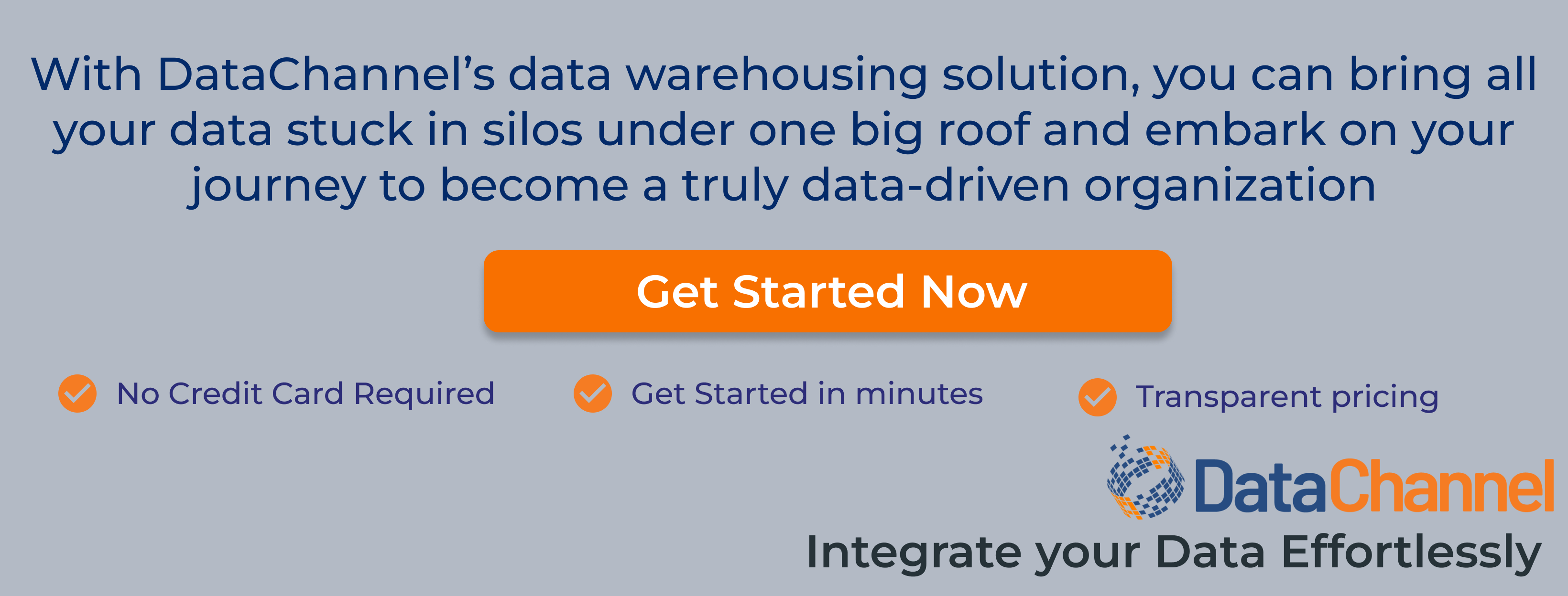 DataChannel Managed Data warehouse