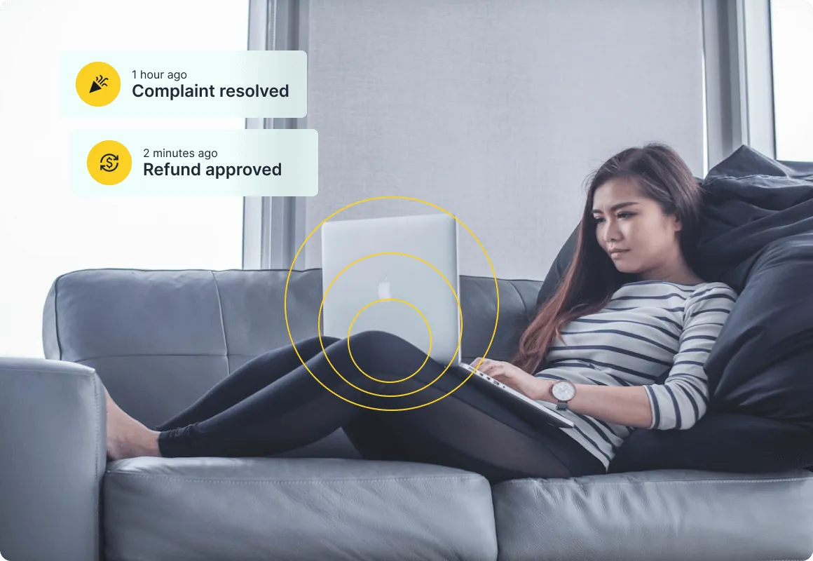 Woman on laptop