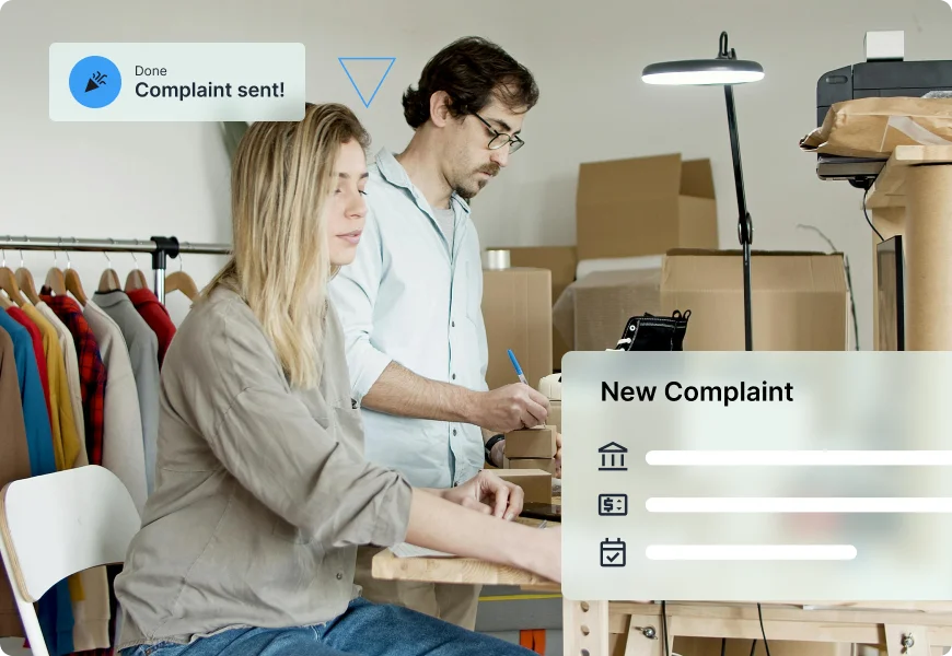 Someone starting a complaint