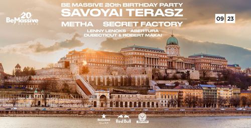 A 20. születésnapját ünnepli a Várban a Be Massive