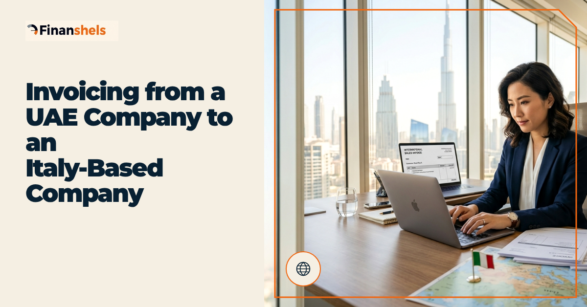 Invoicing from a UAE Company to an Italy-Based Company