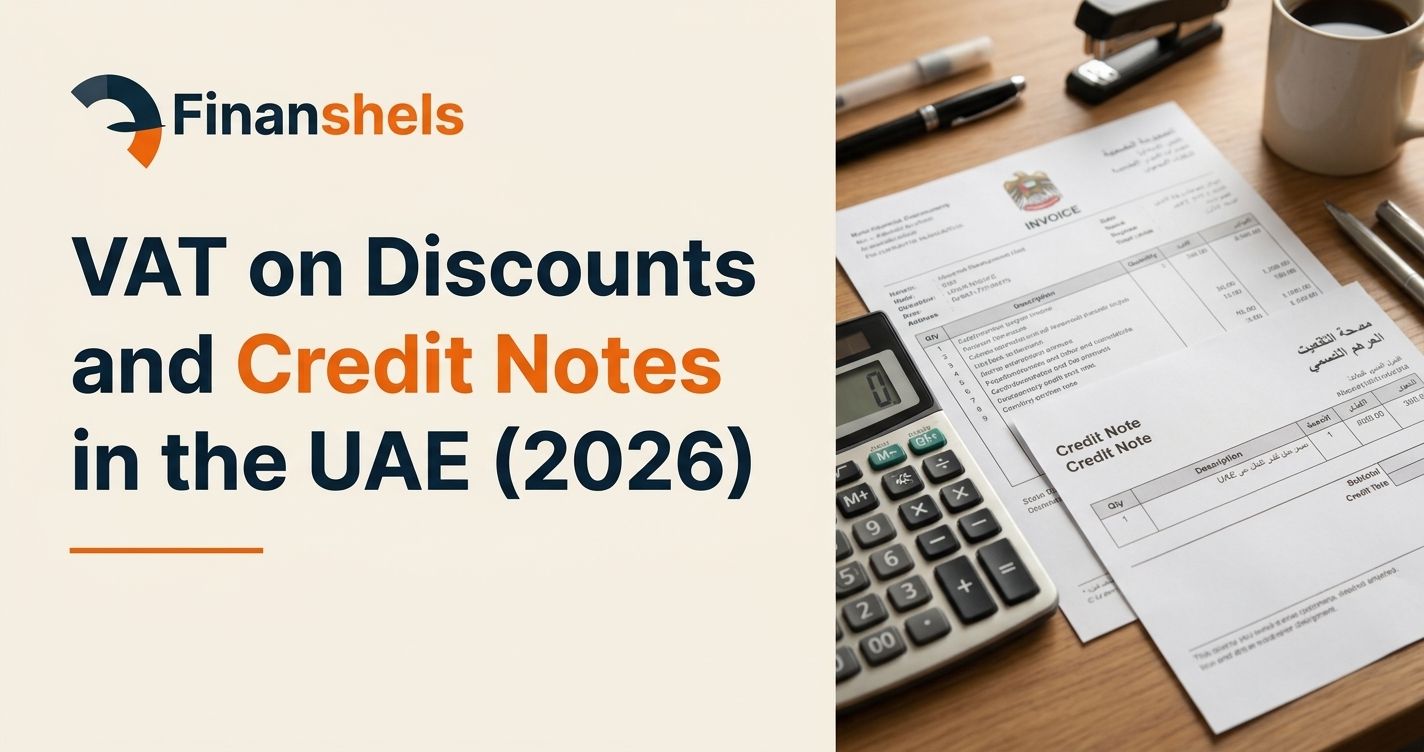 VAT on Discounts and Credit Notes in the UAE (2026)