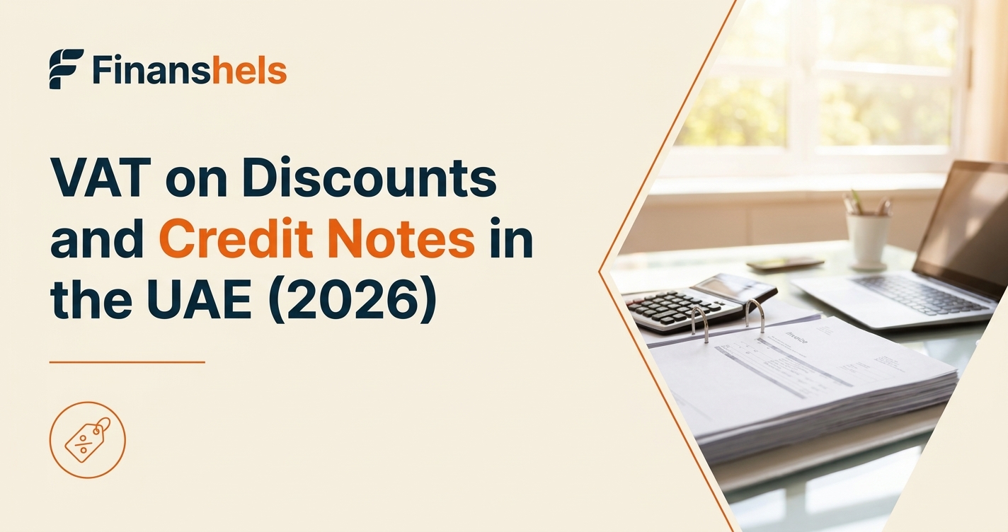 VAT on Discounts and Credit Notes in the UAE (2026)