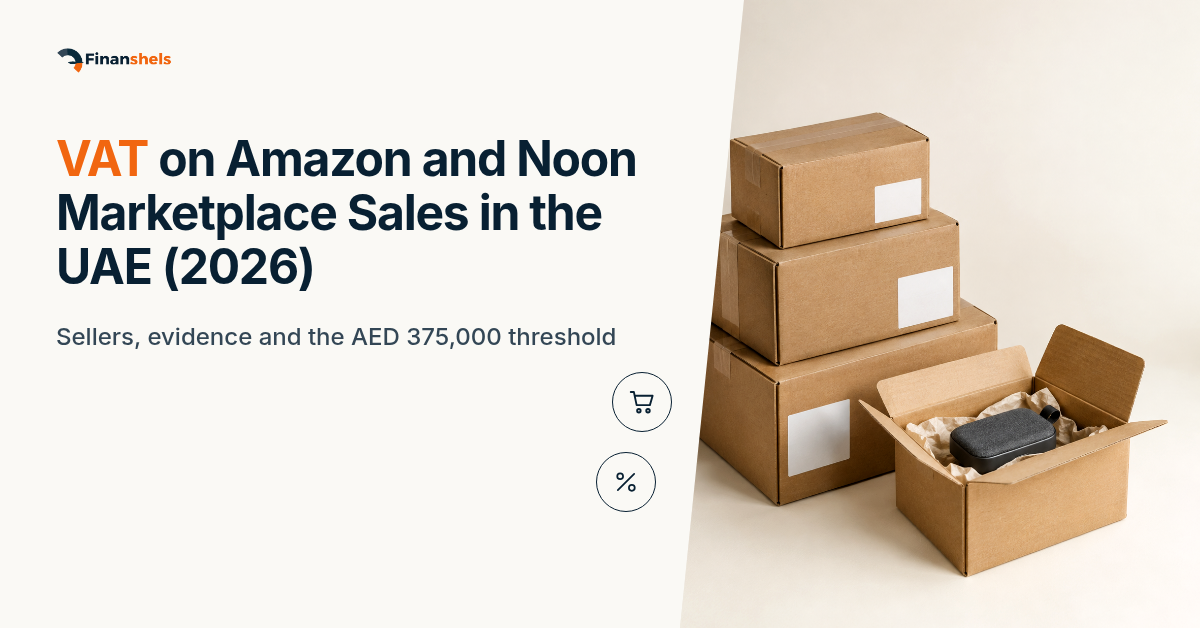 VAT on Amazon and Noon Marketplace Sales in the UAE (2026)