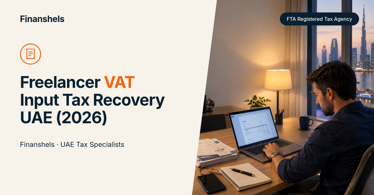 Freelancer VAT Input Tax Recovery UAE (2026)