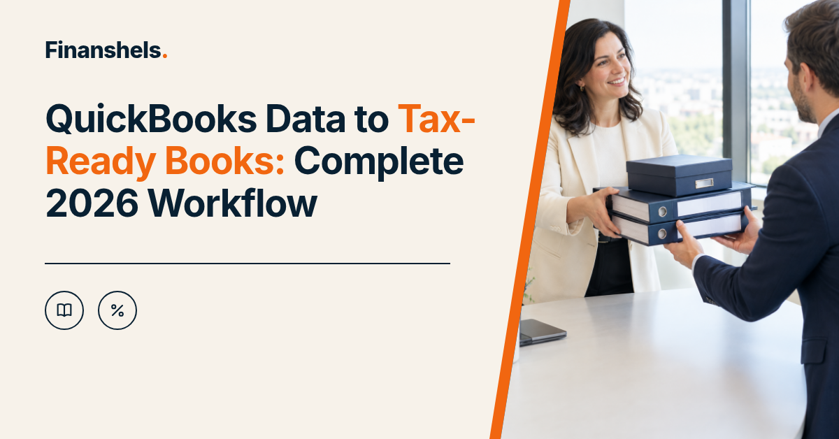 QuickBooks Data to Tax-Ready Books: Complete 2026 Workflow