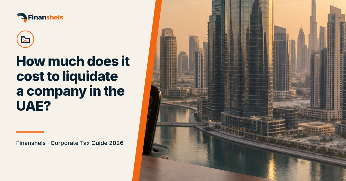 How much does it cost to liquidate a company in the UAE? (2026)