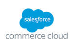 A logo for Salesforce Commerce Cloud.
