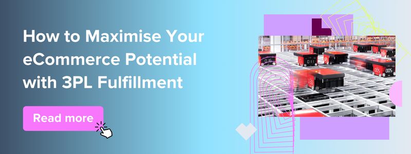 A blue background with white text that says