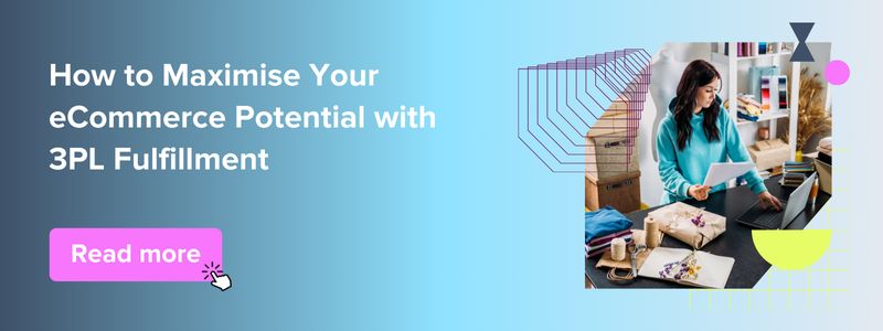 A blue background with a white text that says