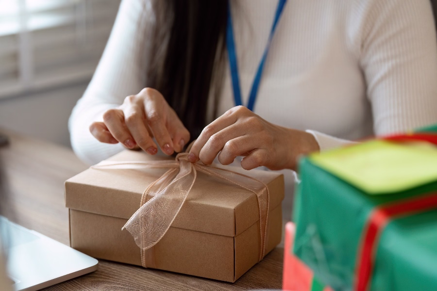 Increase average order value ecommerce by selling add-on premium services like gift wrapping.