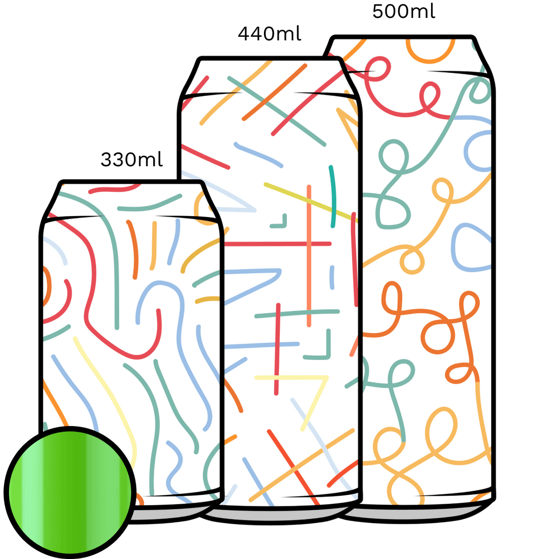 Digitally Printed Aluminium Cans | NOMOQ