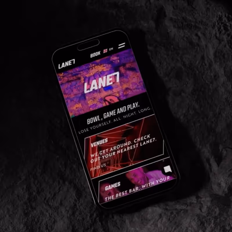 Lane7 web design