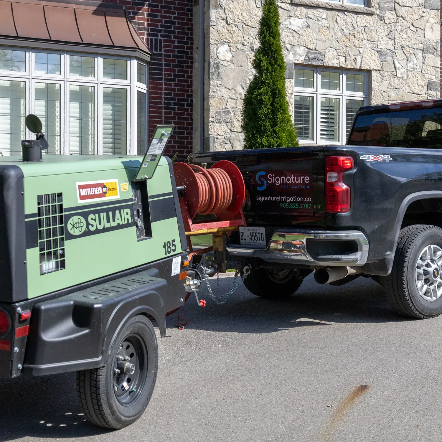 Signature irrigation truck