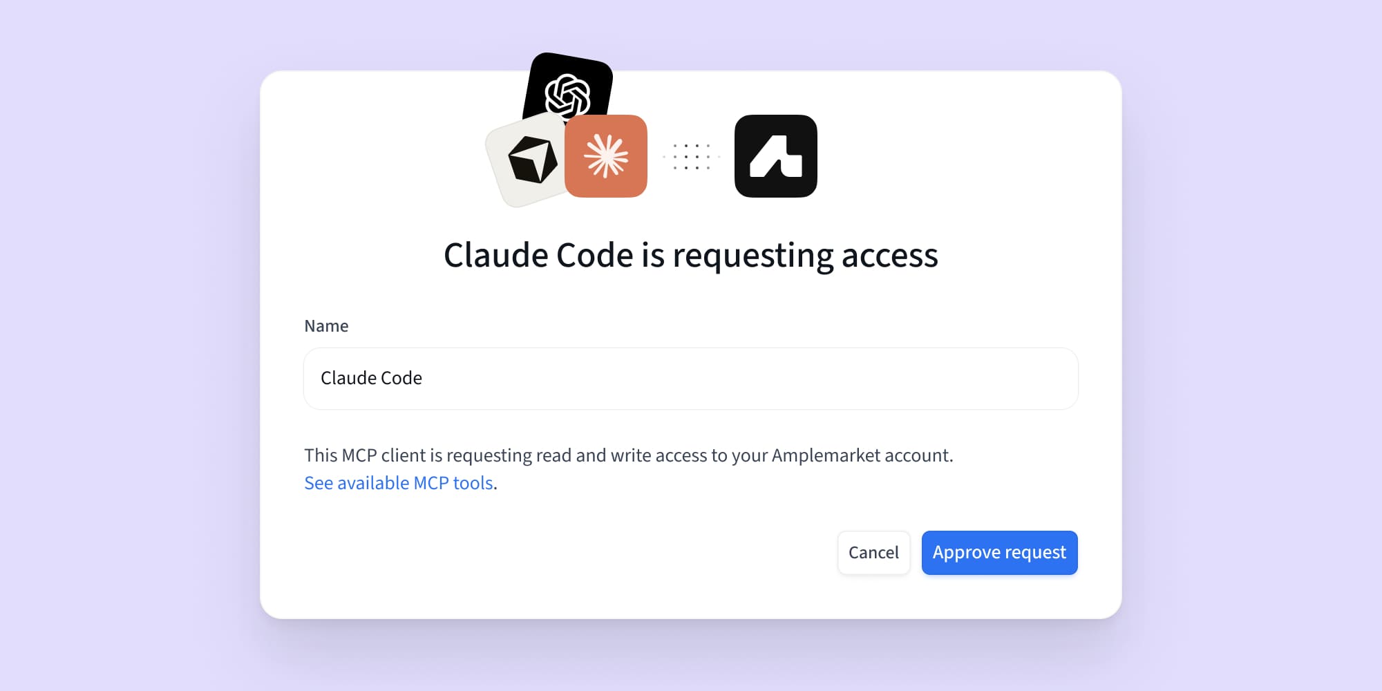 Run outbound in Claude and ChatGPT with Amplemarket