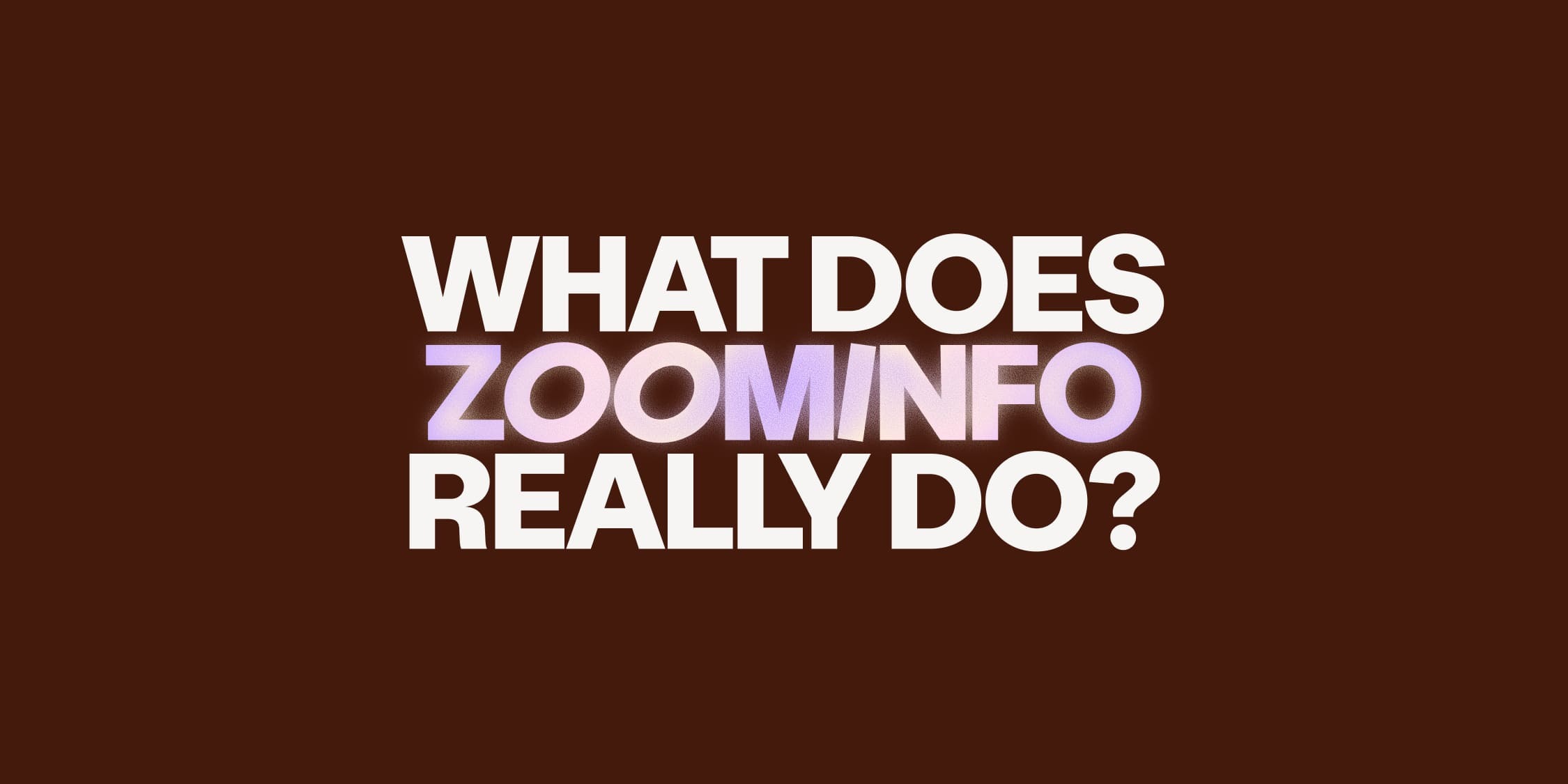 What does ZoomInfo really do? Features vs marketing claims (2026)