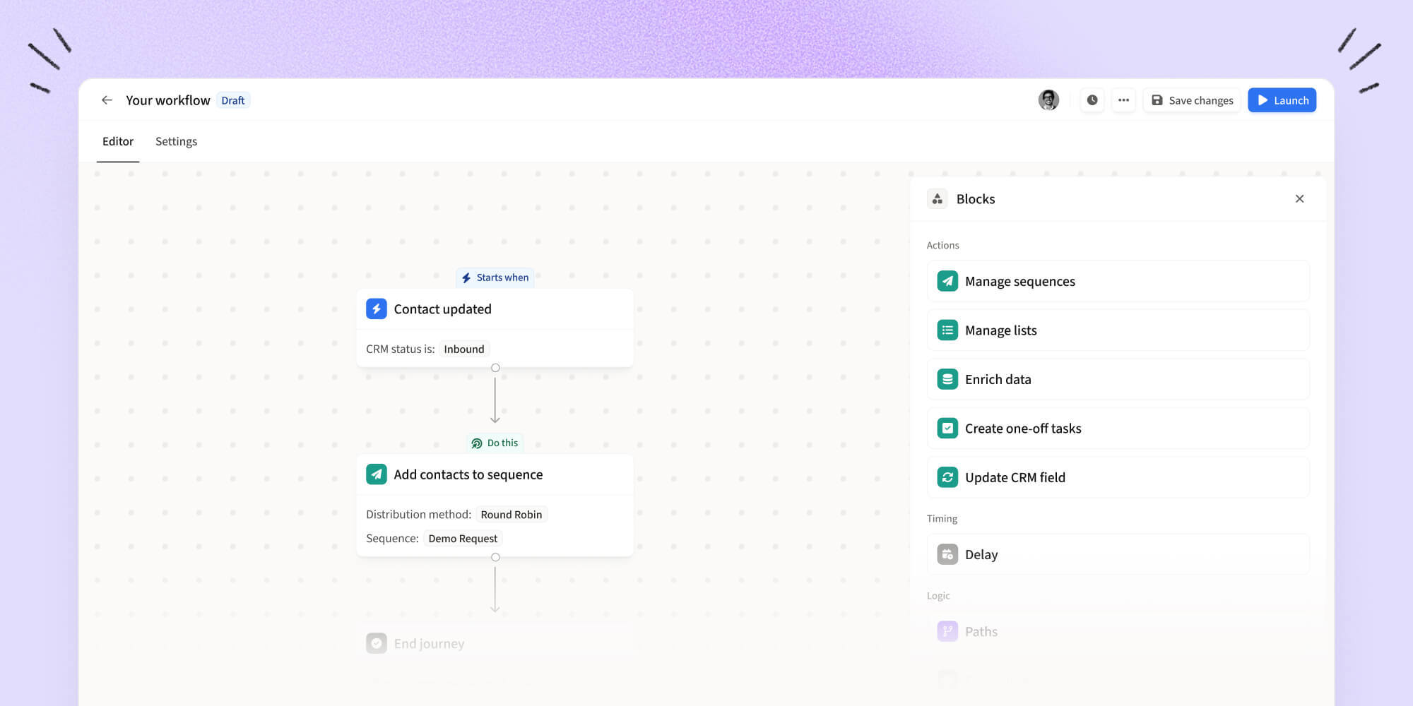 Introducing Workflows: automate the next step in your sales process