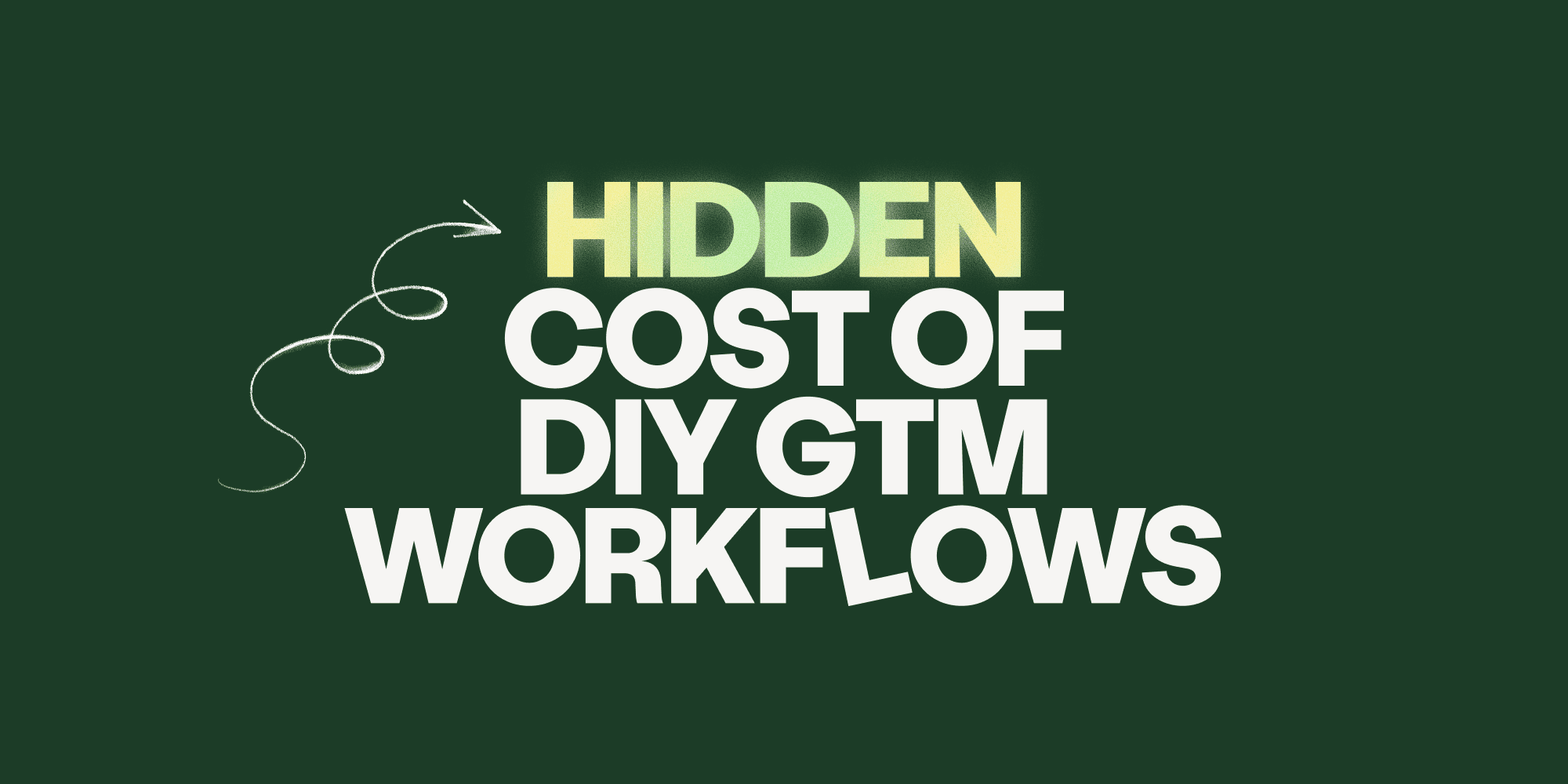 The hidden cost of DIY GTM workflows: why toolkits lose to platforms