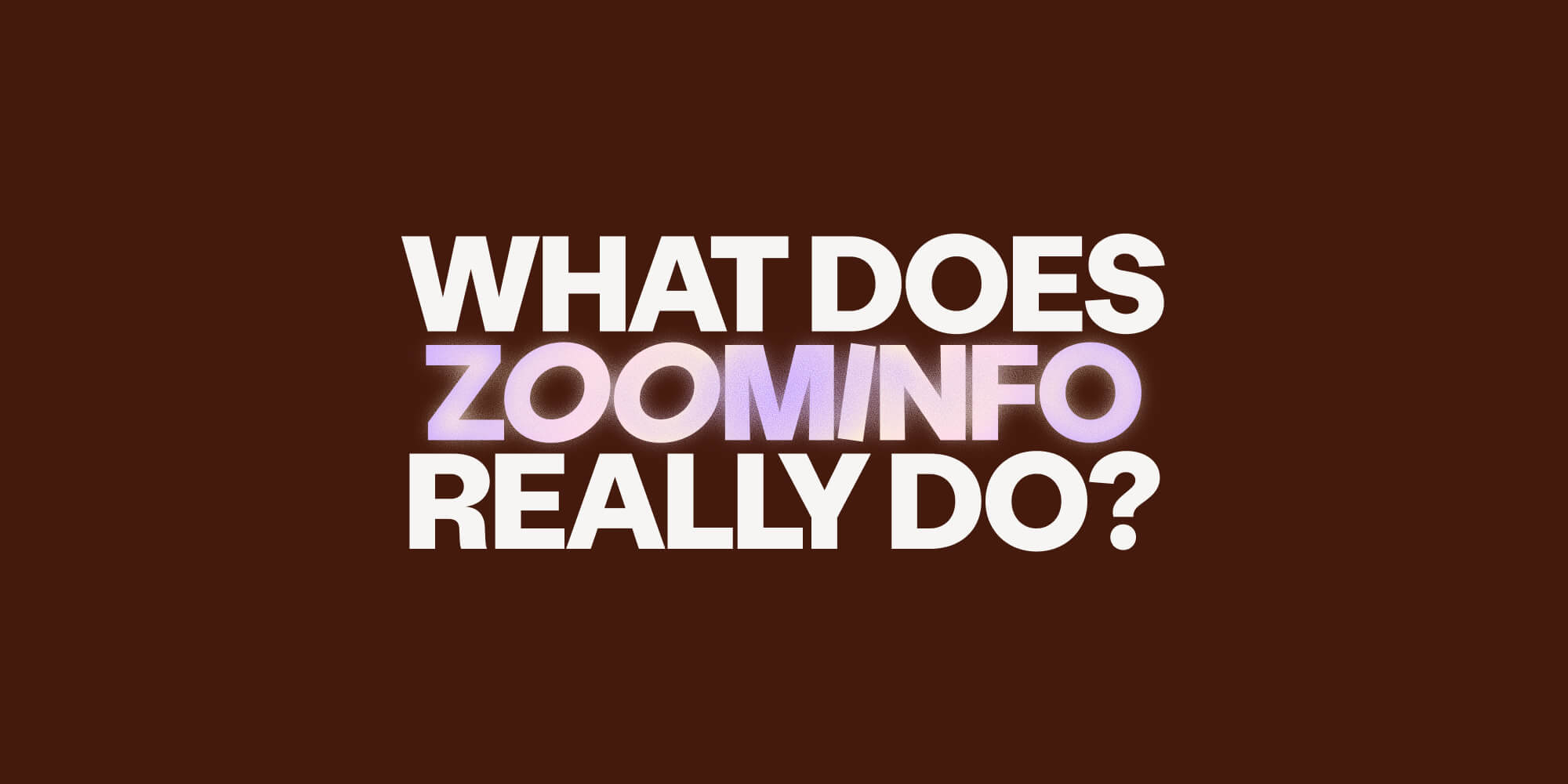 What does ZoomInfo really do? Features vs marketing claims (2026)