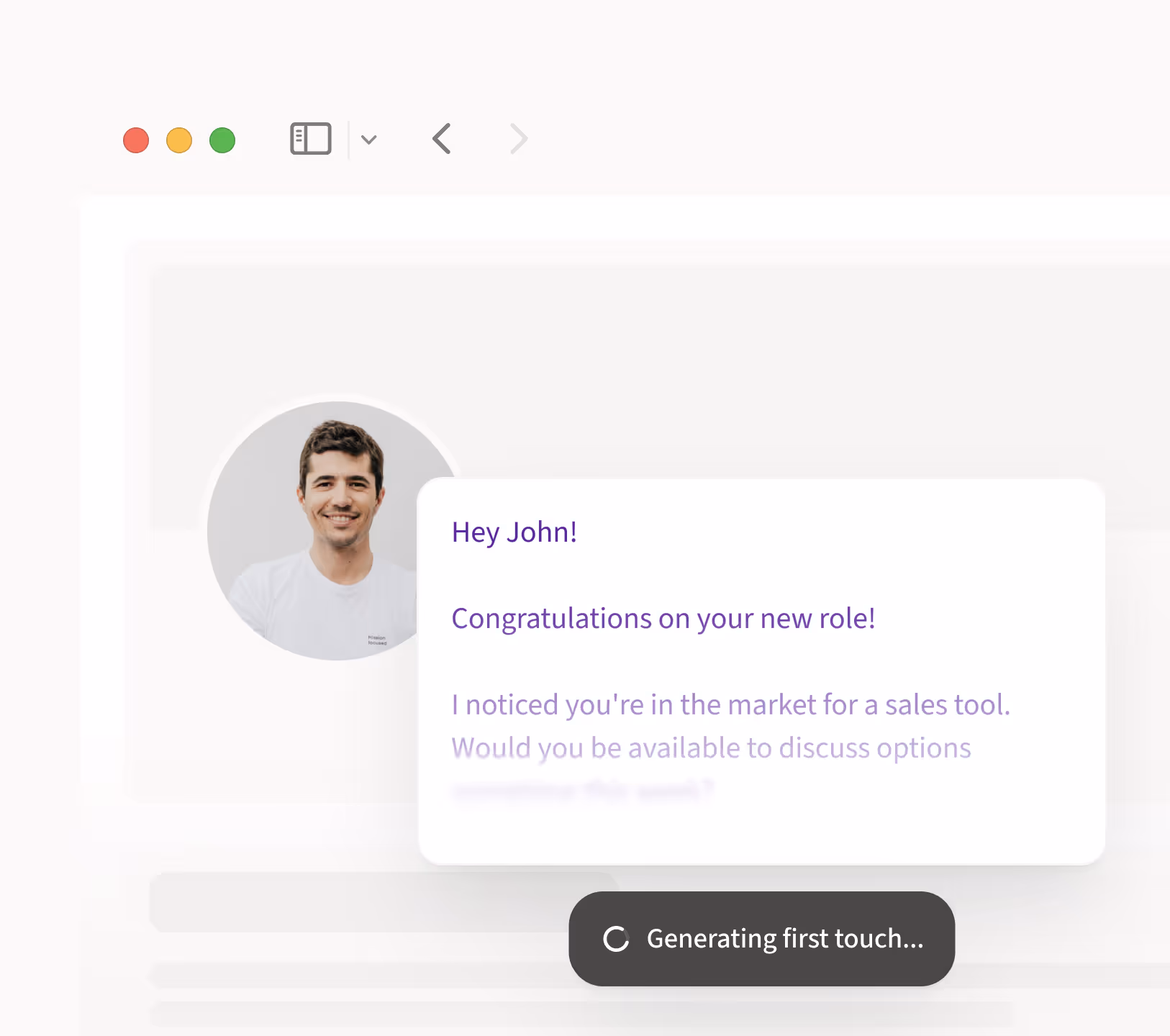Product screen displaying sequence conditions